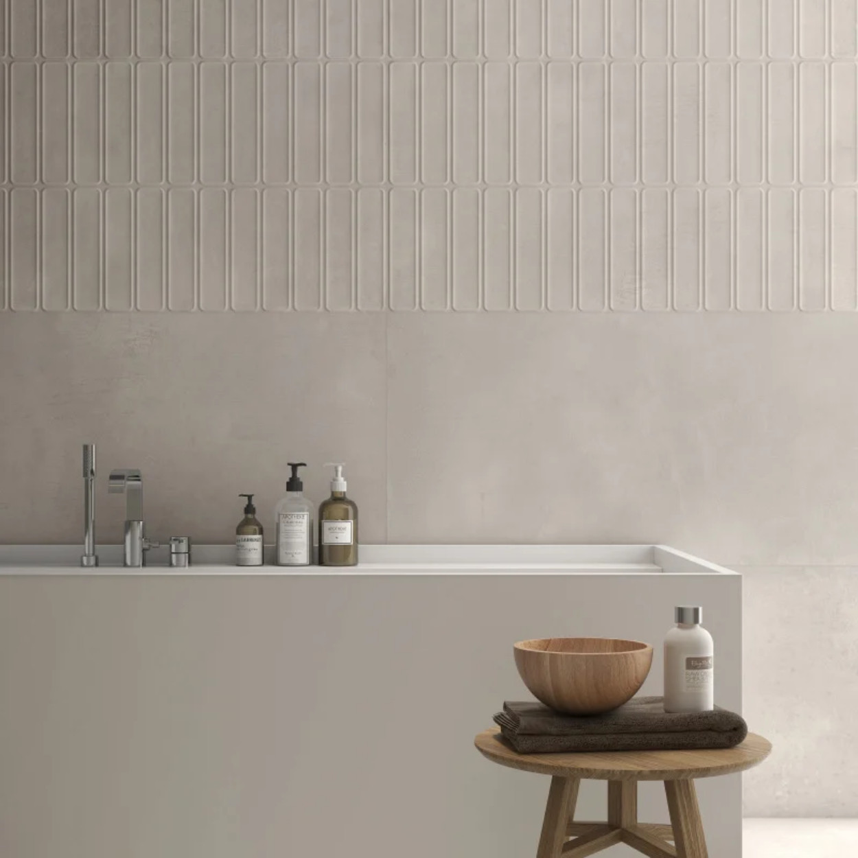 Prissmacer Ceramica Beton Cire Bercy Nude 60x120cm